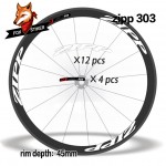 Bicycle Wheels Rim Decal Stickers for ZIPP rim size 24/30/35/38/45/50/55/58/60/76/80/88mm
